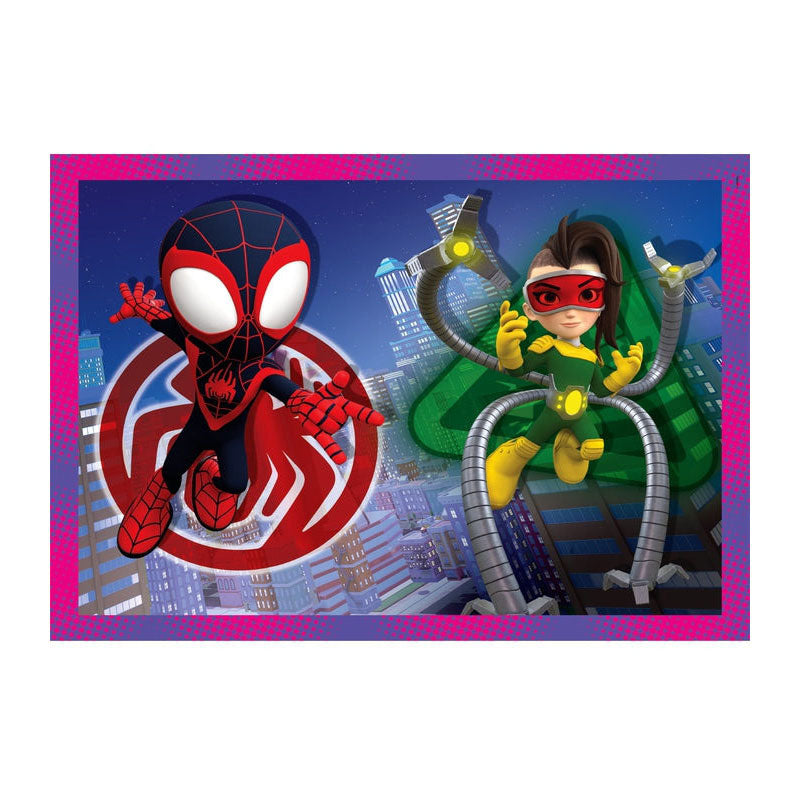 Clementoni legpuzzel 4in1 spidey and his amazing friends