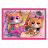 Clementoni legpuzzel 4in1 super kitties