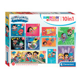 Clementoni Legpuzzel Super Color 10in1 DC Comics