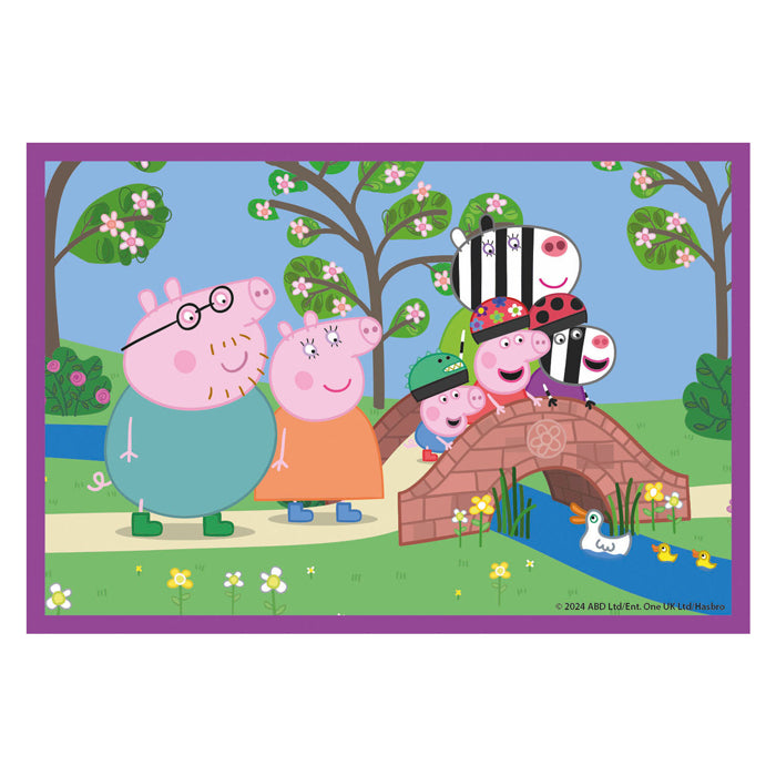 Clementoni blokpuzzel peppa pig, 6st.