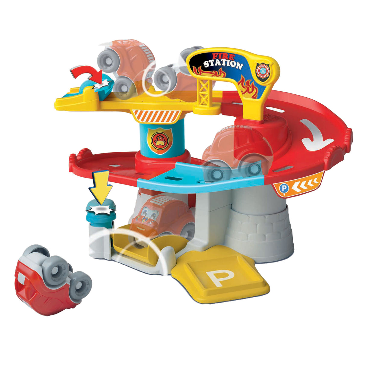 Clementoni baby brandweerkazerne met auto