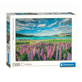 Clementoni legpuzzel bloemen bij lake tekapo, 1500st.