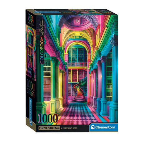 Clementoni legpuzzel colorboom athenaeum, 1000st.