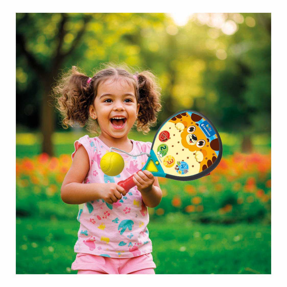 Clementoni - baby padelracket - elektronisch activiteitencentrum - vanaf 1 jaar