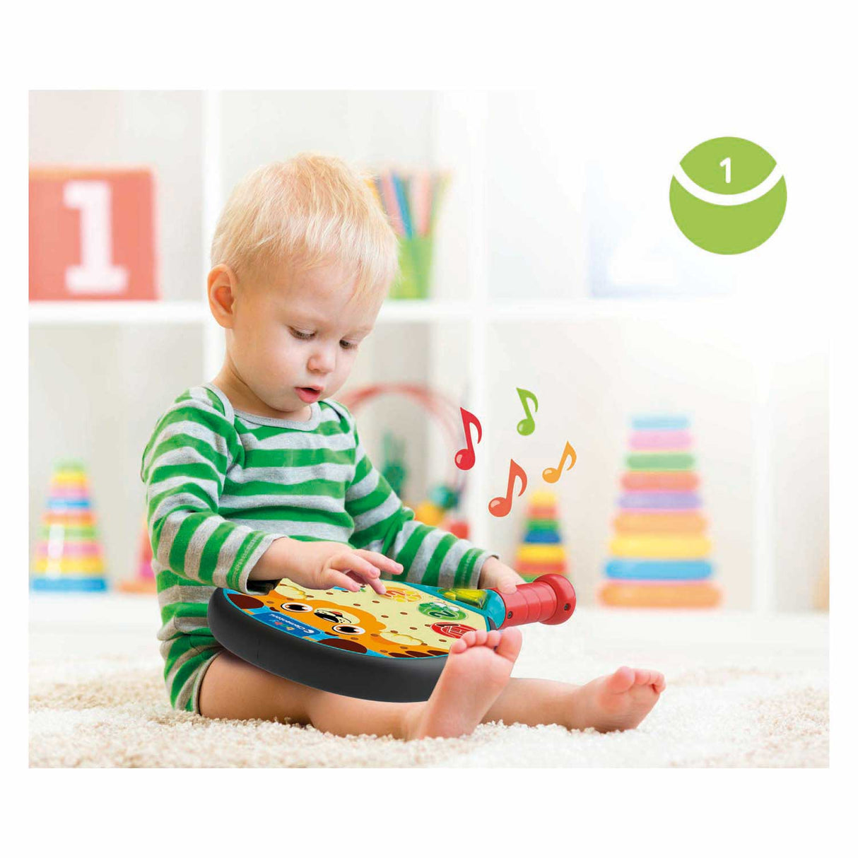 Clementoni - baby padelracket - elektronisch activiteitencentrum - vanaf 1 jaar