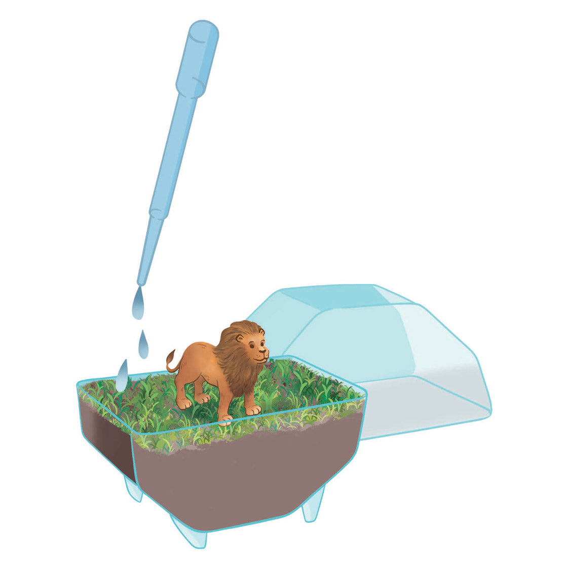 Clementoni wild terrarium leeuw | 2 stuks