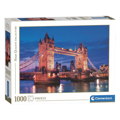 Clementoni legpuzzel tower bridge bij nacht - 1000st.
