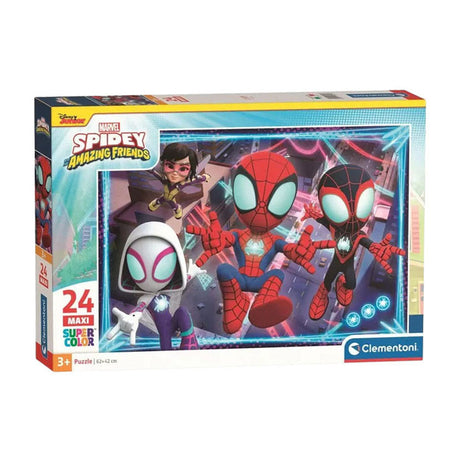 Clementoni legpuzzel spidey and his amazing friends - 24st. maxi