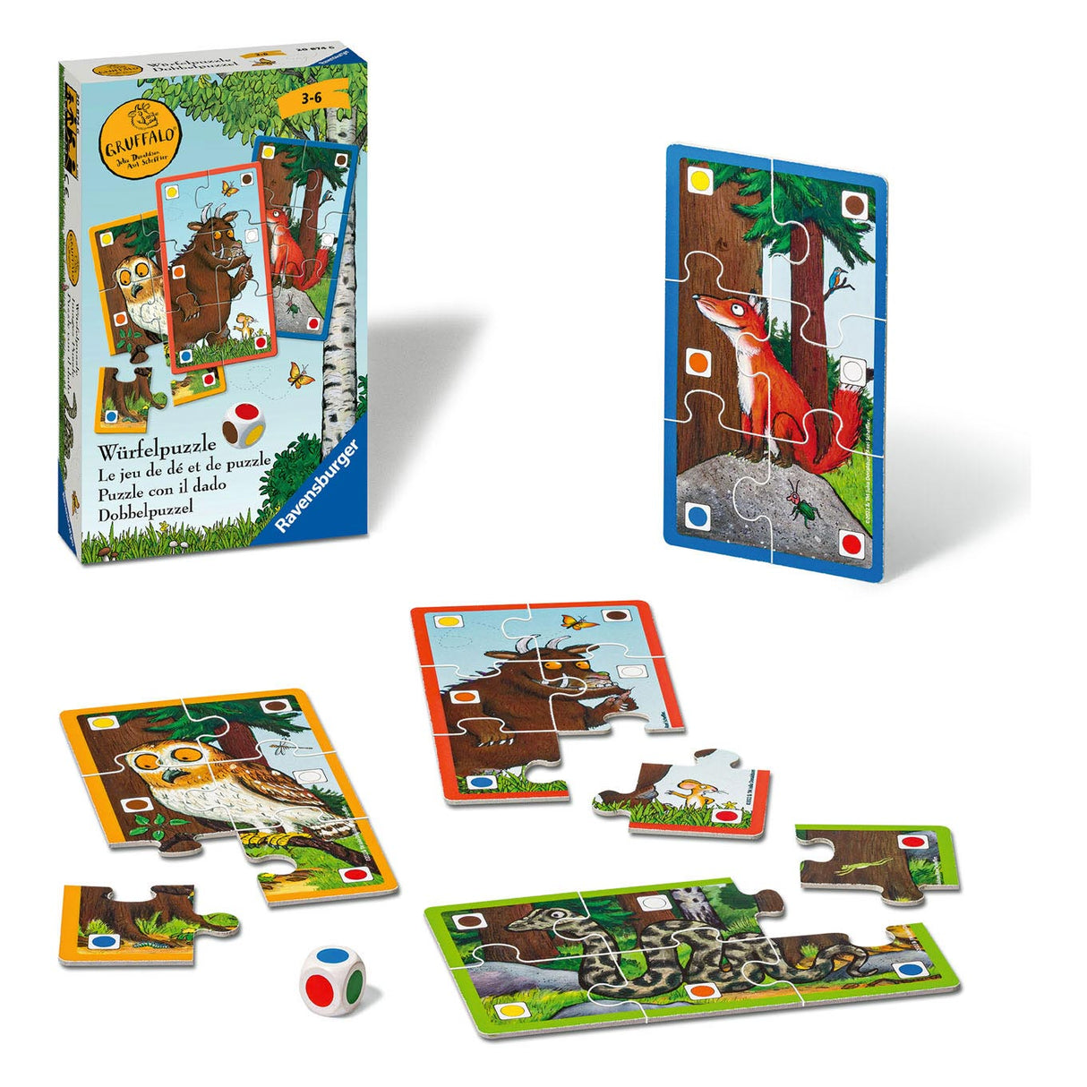 Ravensburger Gruffalo Wierfel Puzzle