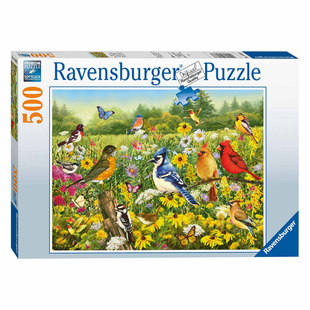 Ravensburger Vogels in de Wei Legpuzzel, 500st.