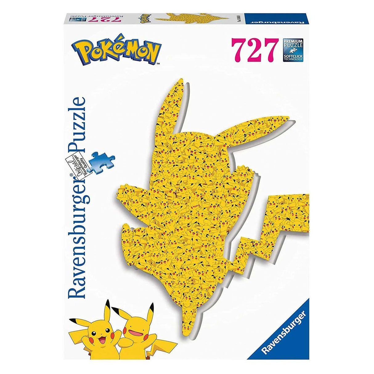Ravensburger Shaped Puzzel Pikachu, 727st.