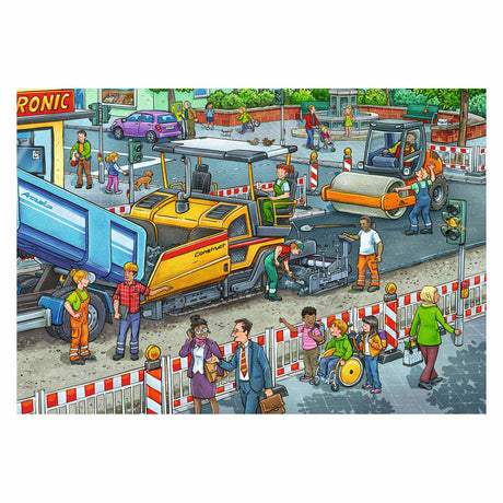 Ravensburger Werk aan de weg Legpuzzel 2x12 stuks