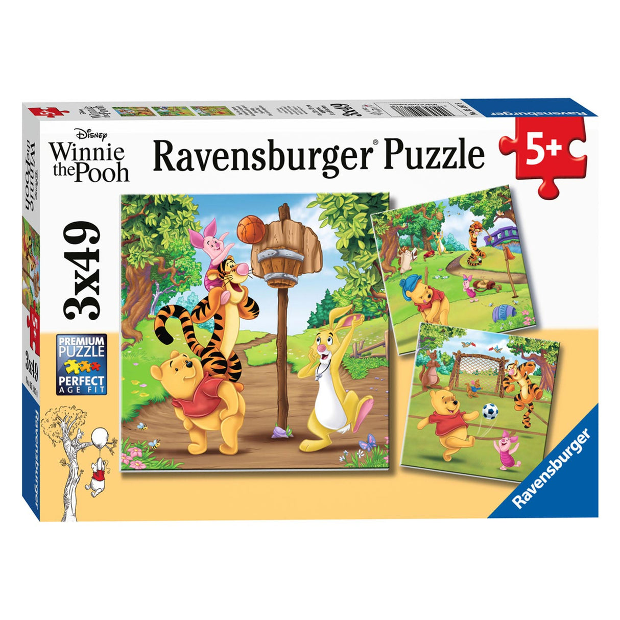 Ravensburger De Poeh Sportdag 3x49st.