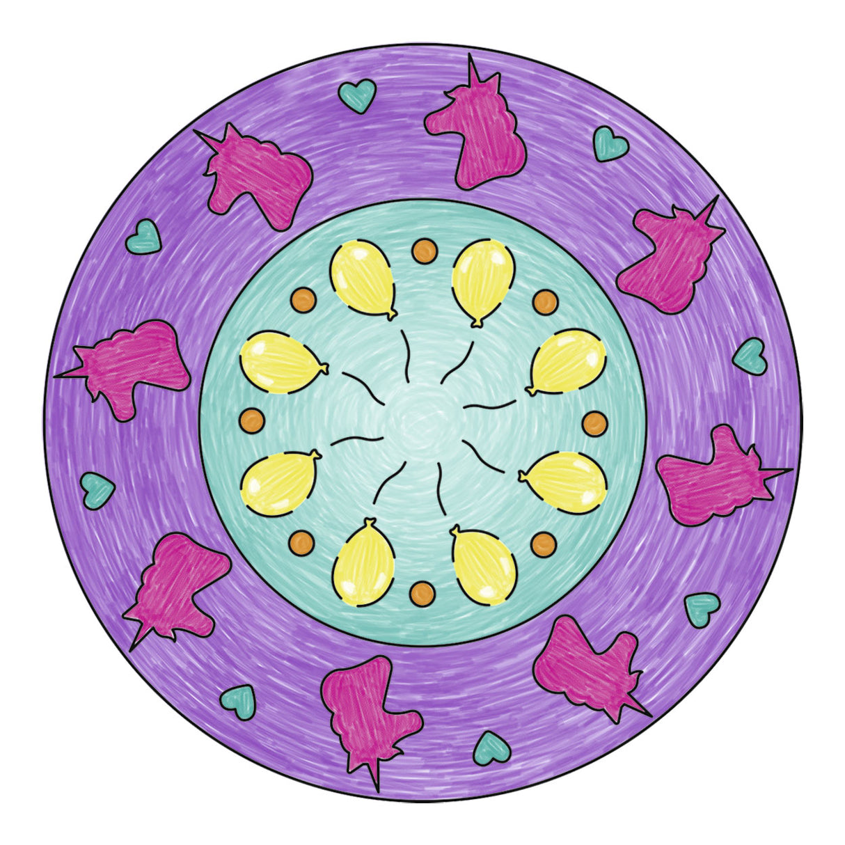 Ravensburger mini mandala-designer - eenhoorn