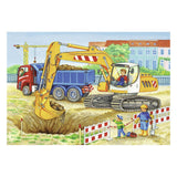 Ravensburger puzzel op de bouwplaats en boerderij - 2x12 stukjes - kinderpuzzel