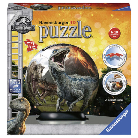 Ravensburger Puzzelbal Jurassic World 72st.