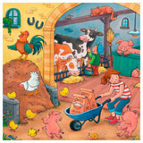 Ravensburger puzzel boerderij - 3x49 stukjes - kinderpuzzel