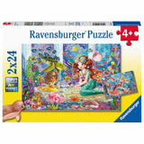 Ravensburger verzauberen d'Mermaiden 2x24 Stécker