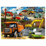 Ravensburger puzzel bouwvoertuigen - legpuzzel - 100 stukjes
