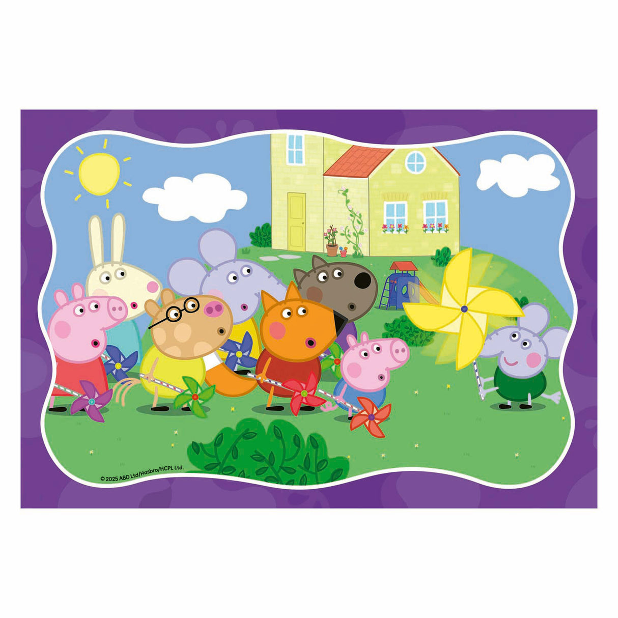 Ravensburger puzzel peppa pig - legpuzzel - 2x24 stukjes