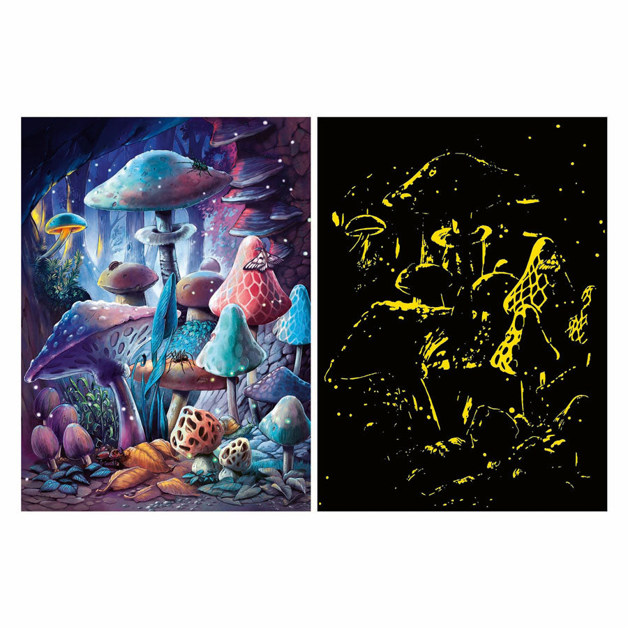 Ravensburger puzzel moonlight mushrooms (starline) - legpuzzel - 500 stukjes