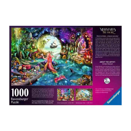 Ravensburger puzzel mermaid's treasure - legpuzzel - stukjes