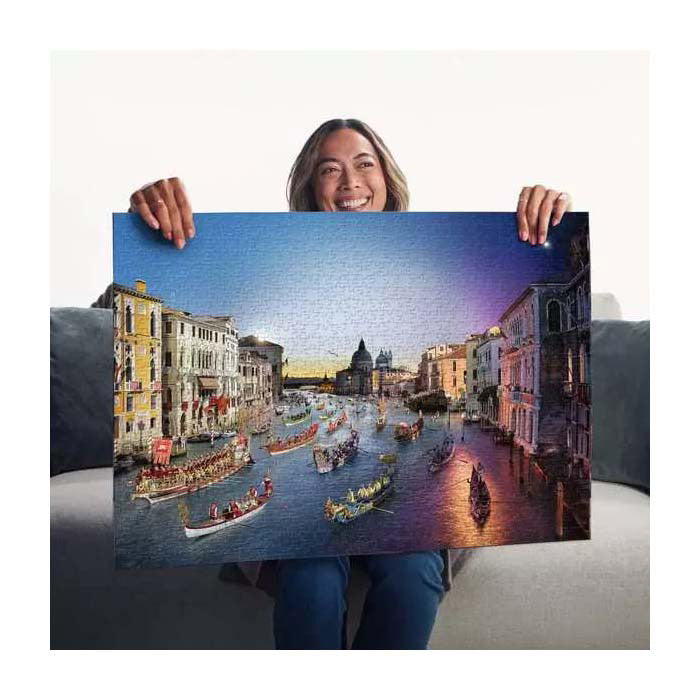 Ravensburger puzzel venice day to night - legpuzzel - 1000 stukjes