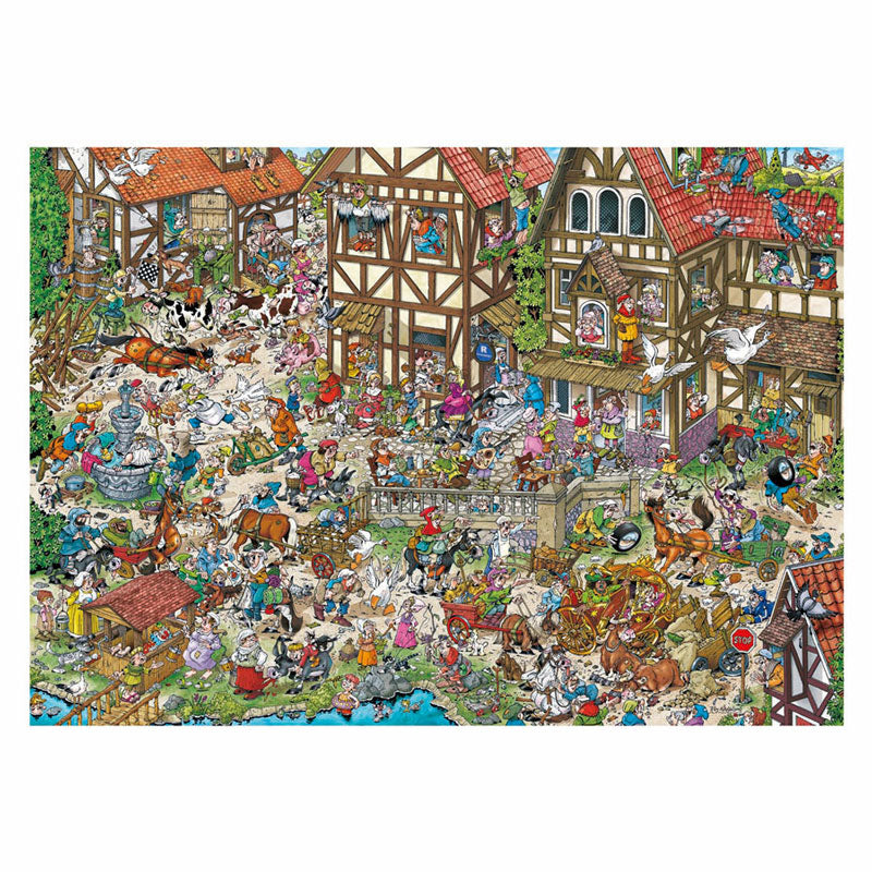 Ravensburger ray's comic series - time travel 2 - middle ages - 1000 stukjes legpuzzel
