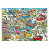 Ravensburger ray's comic series: time travel 4 – future time – cartoon legpuzzel – 1000 stukjes
