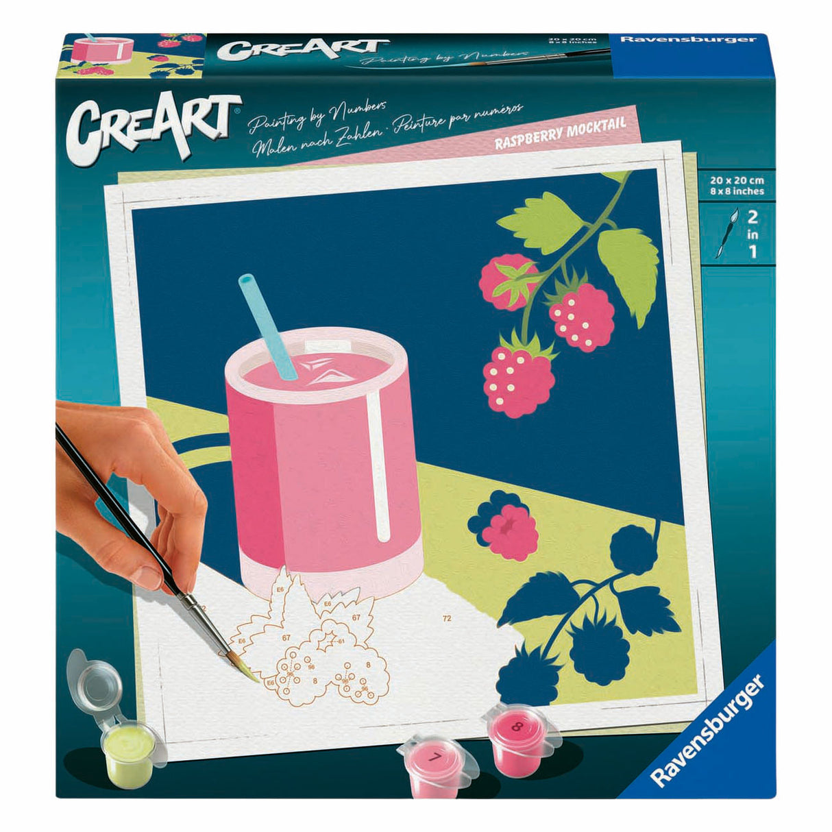 Ravensburger creart schilderen op nummer - framboos