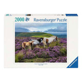 Ravensburger legpuzzel wild horses in the heather - 2000st.