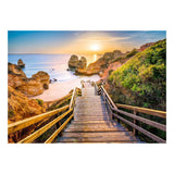Ravensburger legpuzzel stairway to camilo beach, algarve - 1000st.