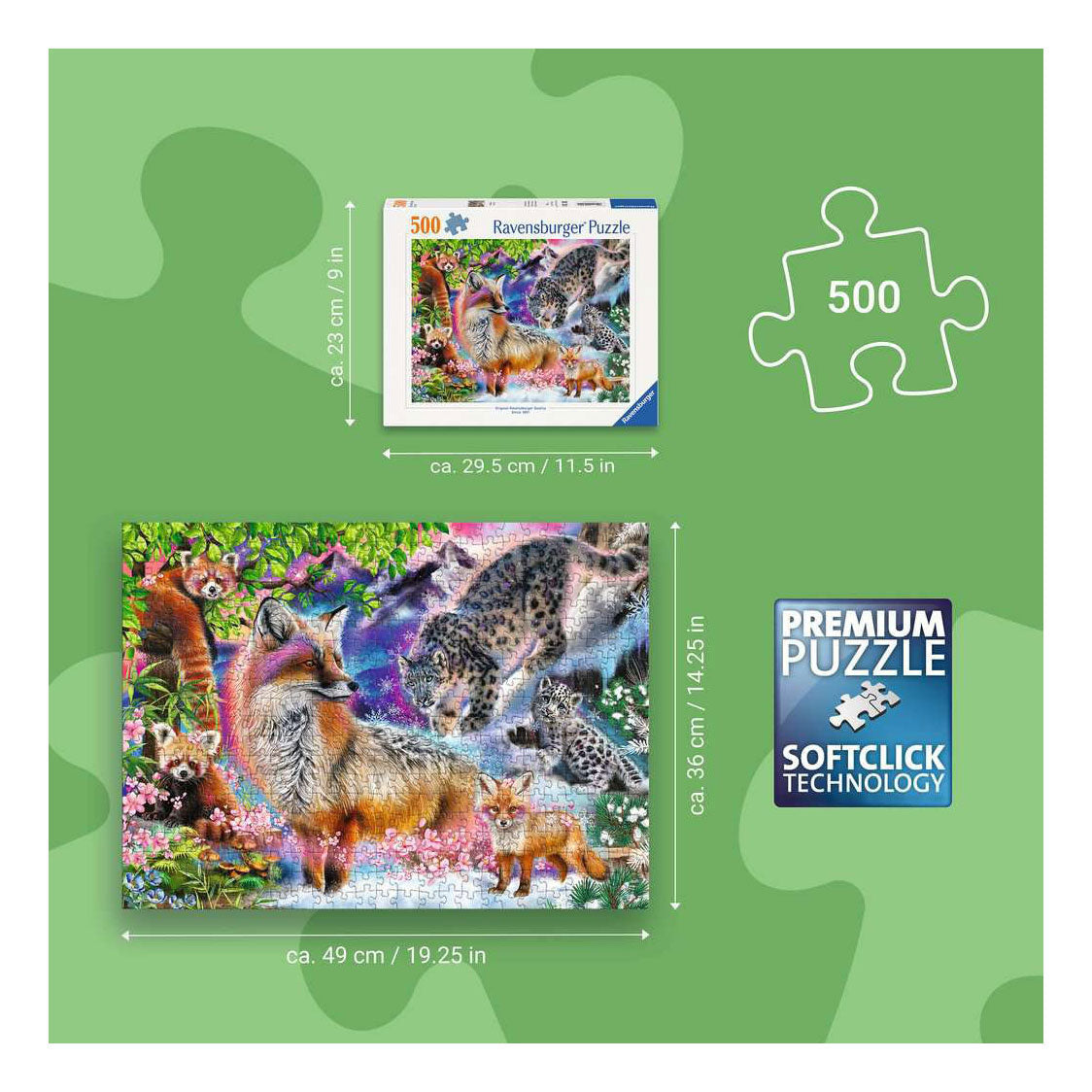 Ravensburger – himalayan harmony – legpuzzel – 500 stukjes