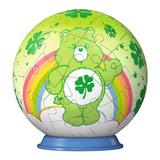 Ravensburger â€“ care bears: good luck bear â€“ 3d puzzle-ball â€“ 55 stukjes