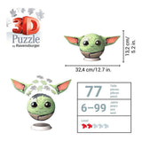 Ravensburger 3d puzzel strar wars grogu met oren - 77st.