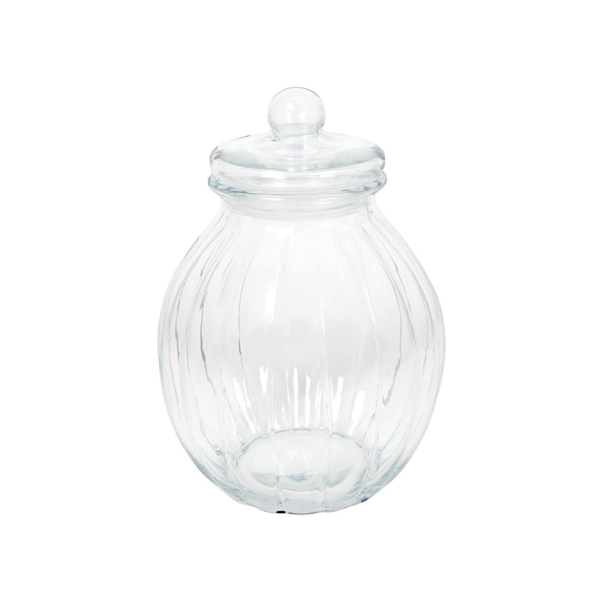 Voorraadpot glas pompoen