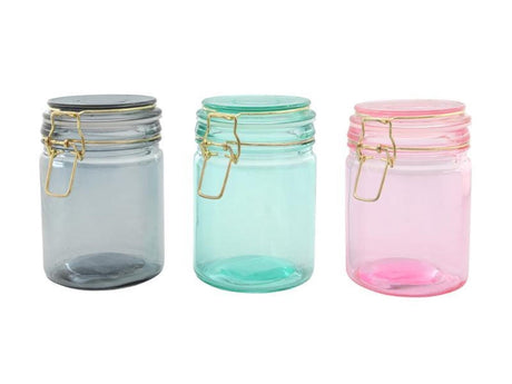 Kitchen tools voorraadpot glas 750ml ø10x15cm
