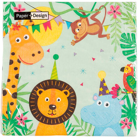 Https: www.cchobby.nl servetten-feest-beesten-afm-33x33-cm-20-stuk-1-doos