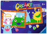 Ravensburger creart silly monsters - schilderen op nummer voor kinderen