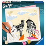 Ravensburger zebra - schilderen op nummer voor volwassenen
