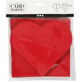Creativ company https: www.cchobby.nl hartvormige-kaarten-afmeting-kaart-12-5x12-5-cm-afmeting-envelop-13-5x13-5-cm-rood-10-set-1-doos