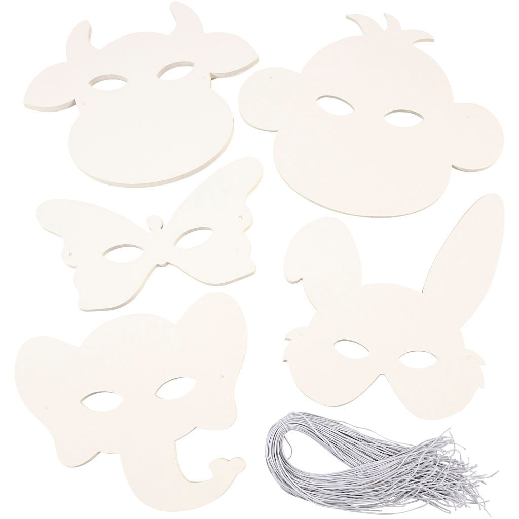 Creativ company https: www.cchobby.nl dierenmaskers-h-13-24-cm-b-20-28-cm-230-gr-wit-100-stuk-1-doos
