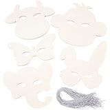 Creativ company https: www.cchobby.nl dierenmaskers-h-13-24-cm-b-20-28-cm-230-gr-wit-100-stuk-1-doos