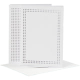 Creativ company https: www.cchobby.nl kaarten-om-te-borduren-afmeting-kaart-10-5x15-cm-afmeting-envelop-11-5x16-5-cm-wit-6-set-1-doos