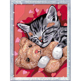 Ravensburger creart schilderen op nummer - vredige kitten