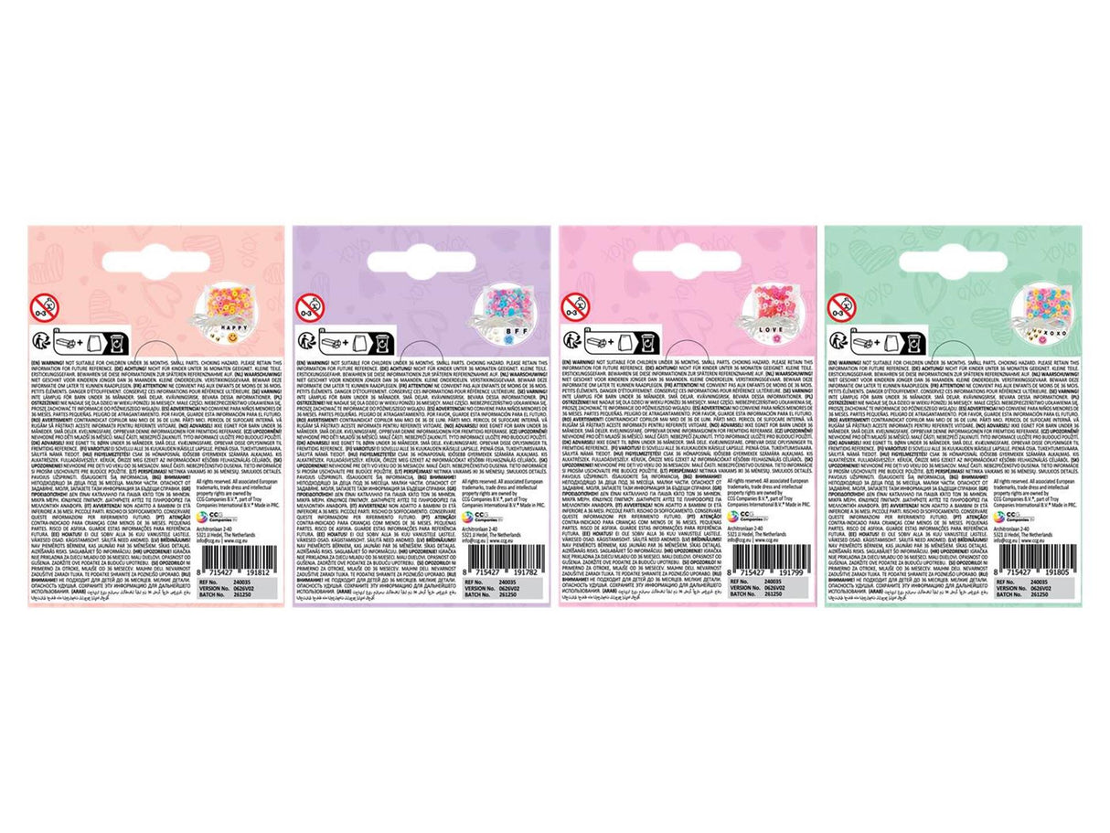Moxy doe het zelf armband 2 dessins, 4 assorti