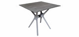 Sens tuintafel jasper 80x80cm donker grijs