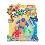 Toi-toys fun anti stressfiguur -flexerz-3st 6cm rekbaar 2ass