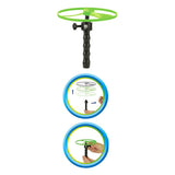 Toi-toys flying discs air 12 cm groen rood 3-delig