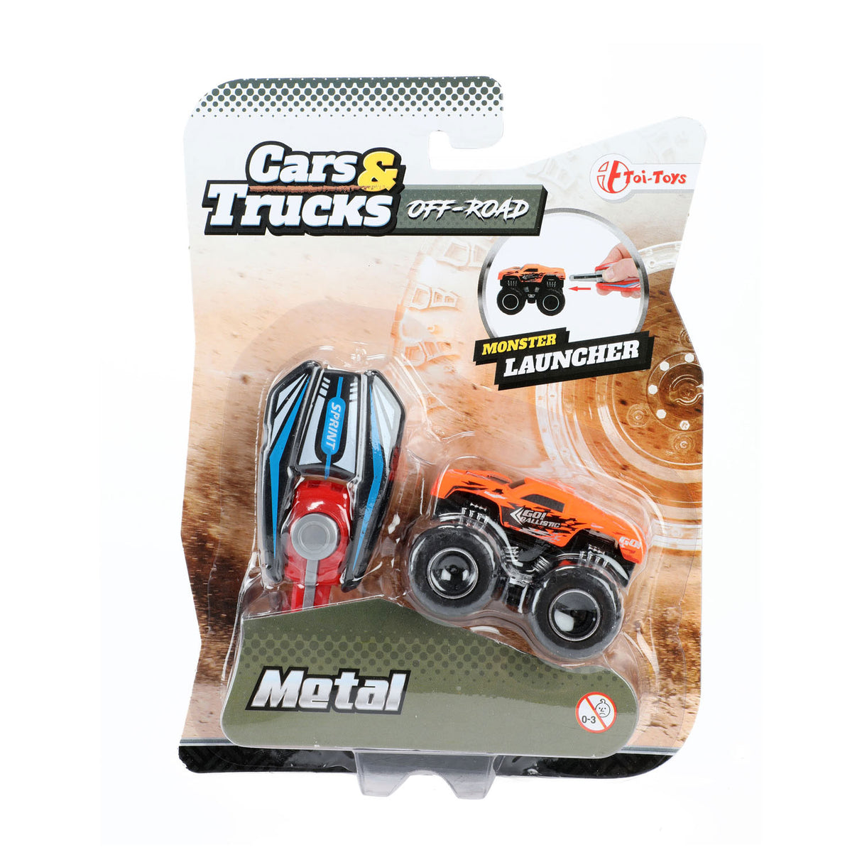 Toi-toys trucks afschiet mini monster truck